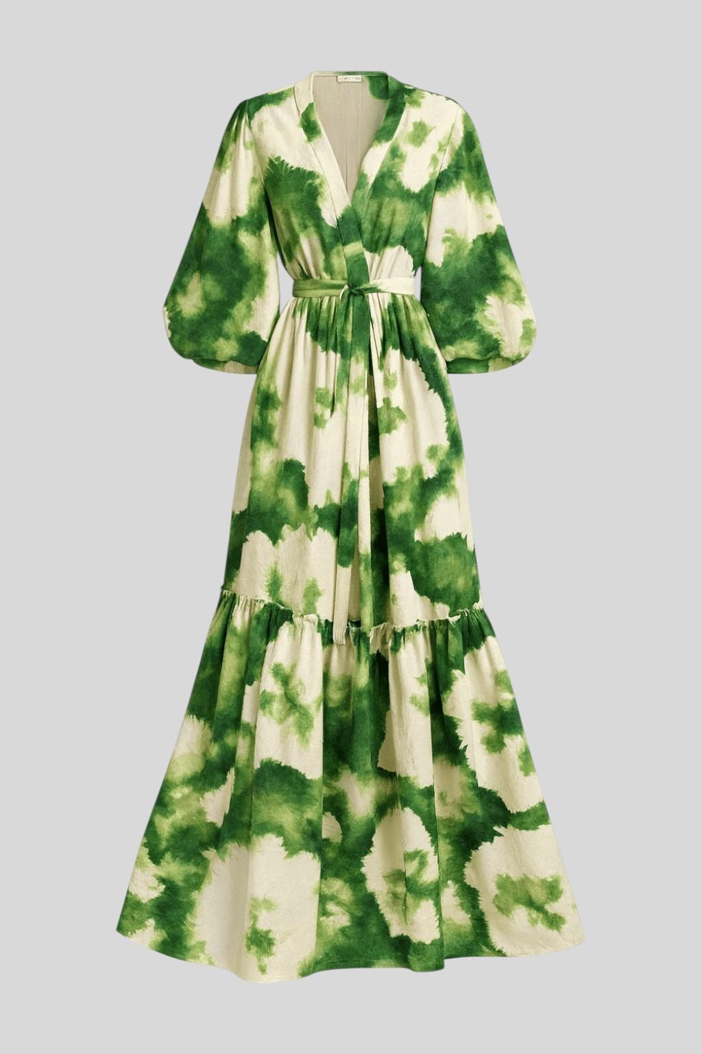 Luna | Blomsterprintet maxikjole
