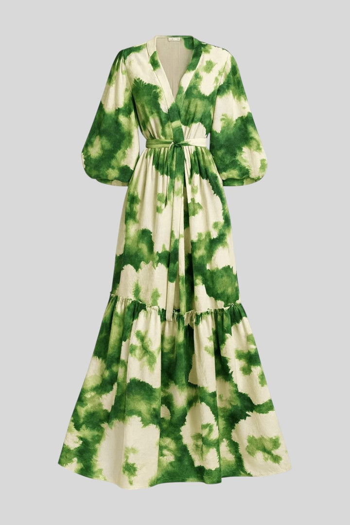 Luna | Blomsterprintet maxikjole