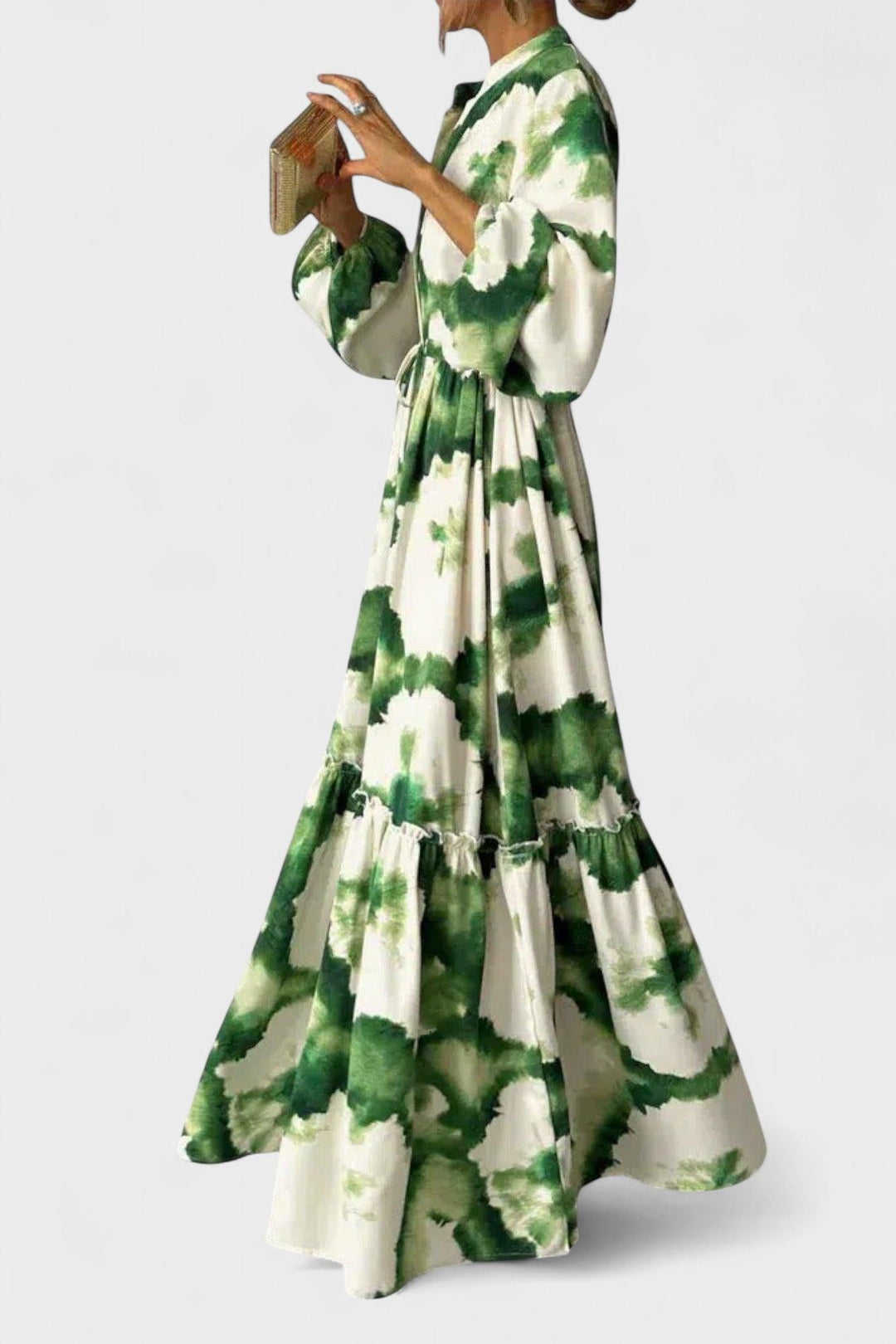 Luna | Blomsterprintet maxikjole