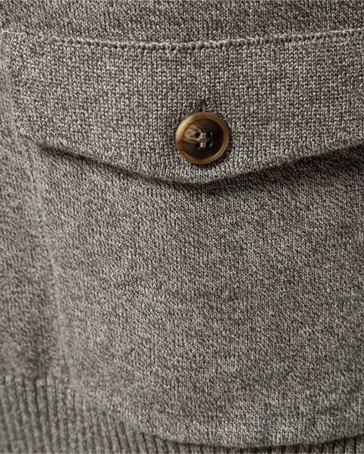 Mads™ | Strikket Bomuldstrøje