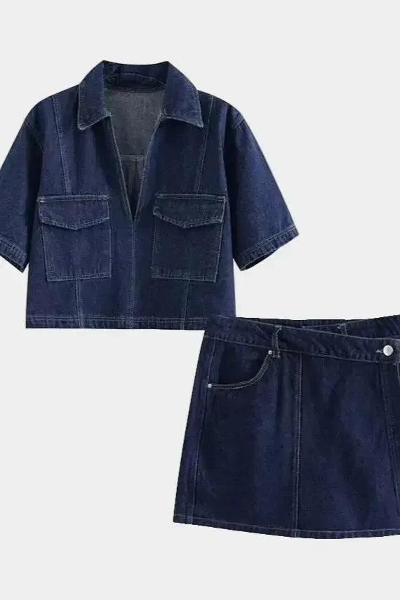 Hindbær | Denimsæt