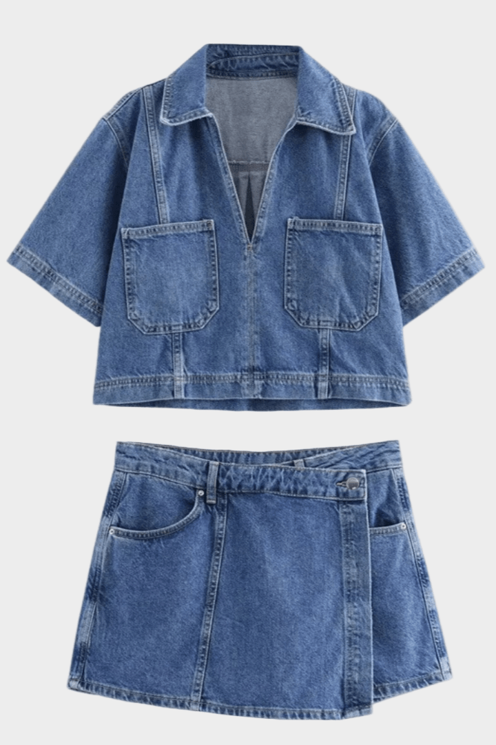 Hindbær | Denimsæt