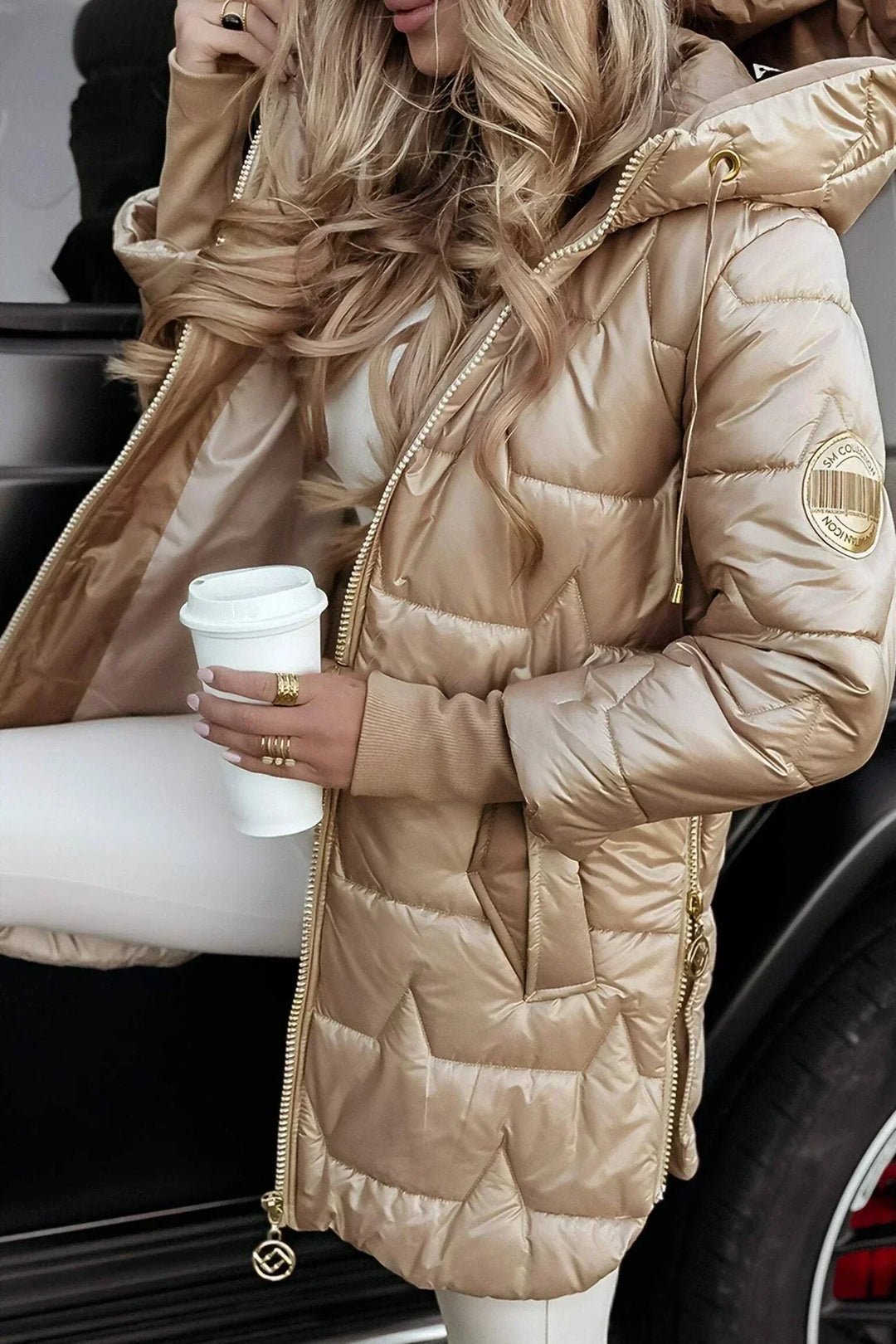 Marcella™ | Elegant føndingsjakke med hætte