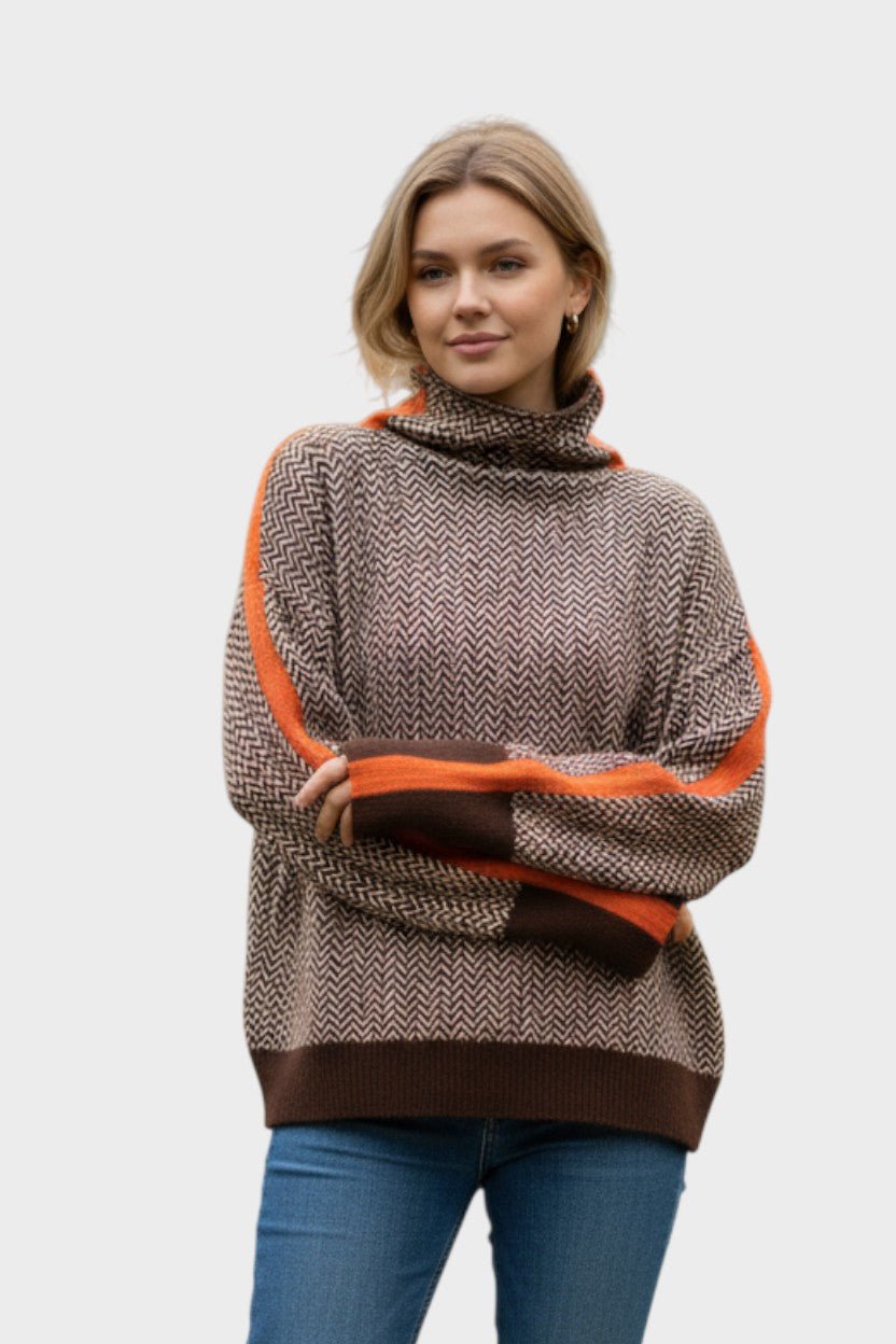 Marie | Højhalset uldtrøje