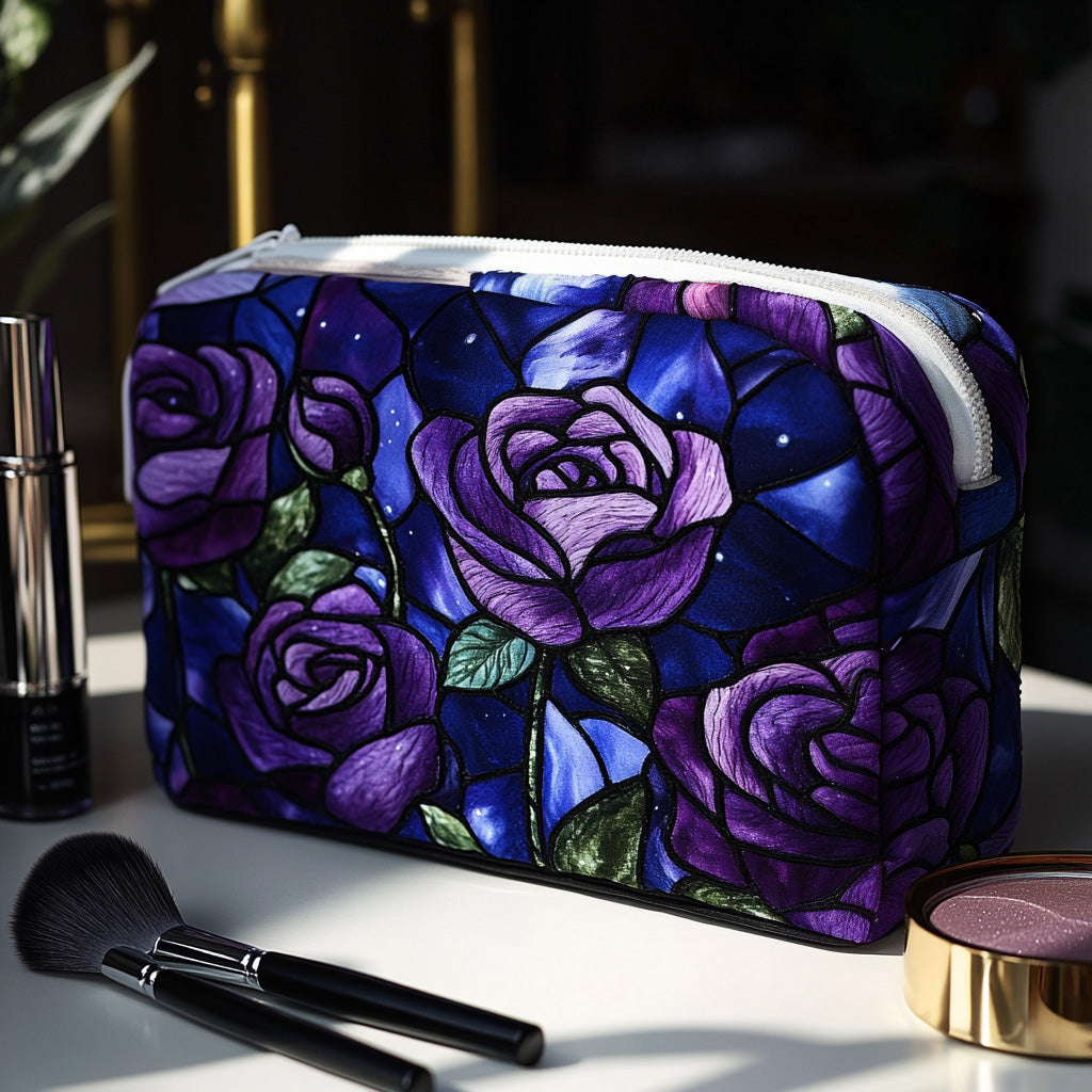 Makeuptaske Lilla Roser