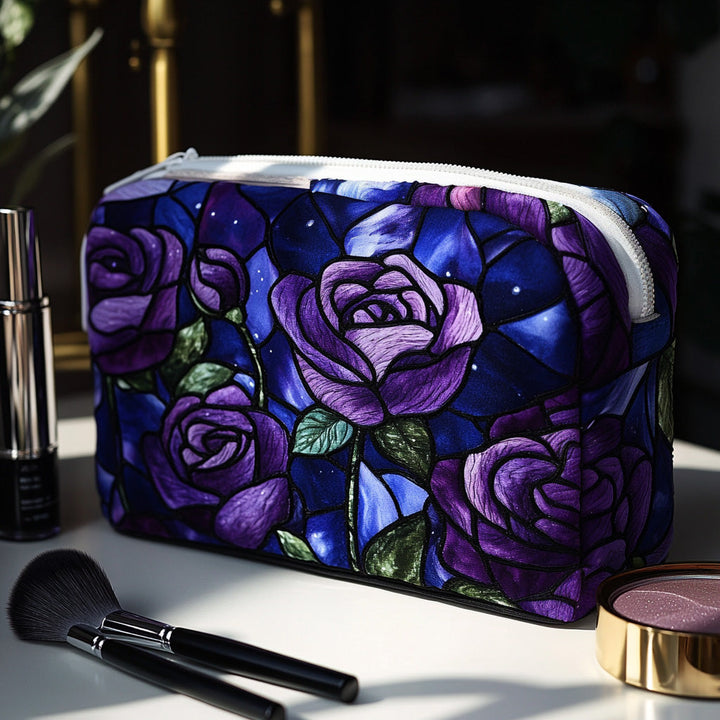 Makeuptaske Lilla Roser