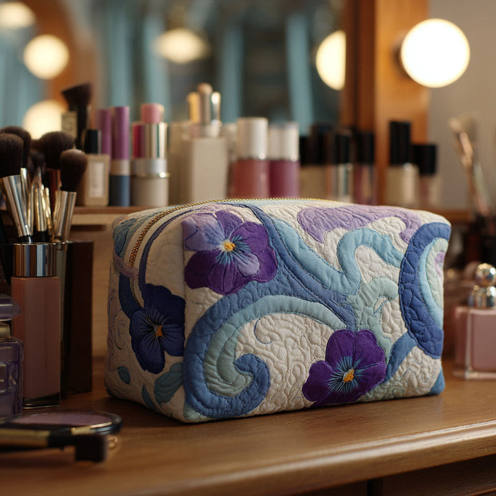 Makeuptaske Lilla Bølger