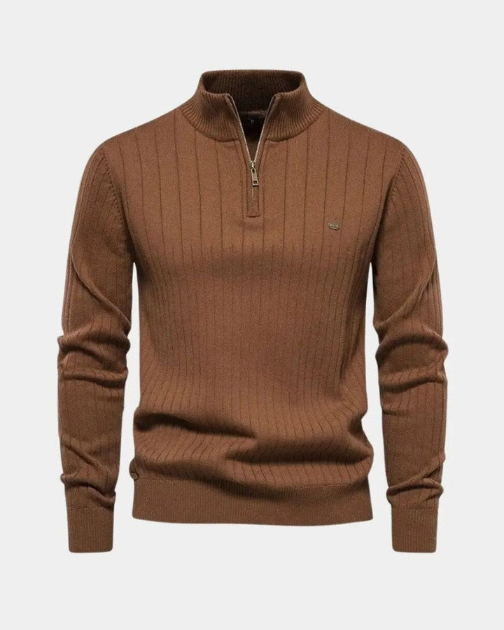 Mikkel™ | Halvzip Bomuldstrøje