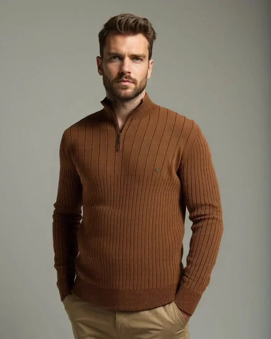 Mikkel™ | Halvzip Bomuldstrøje