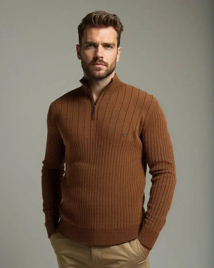 Mikkel™ | Halvzip Bomuldstrøje