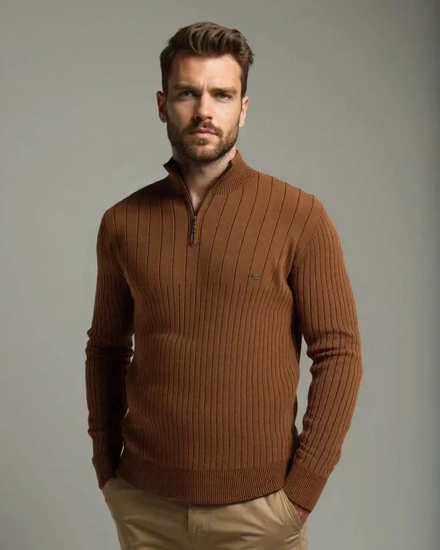 Mikkel™ | Halvzip Bomuldstrøje