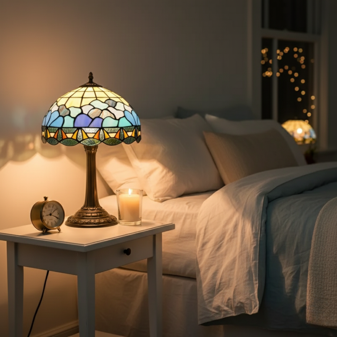 Nordlys Tiffany-lamper