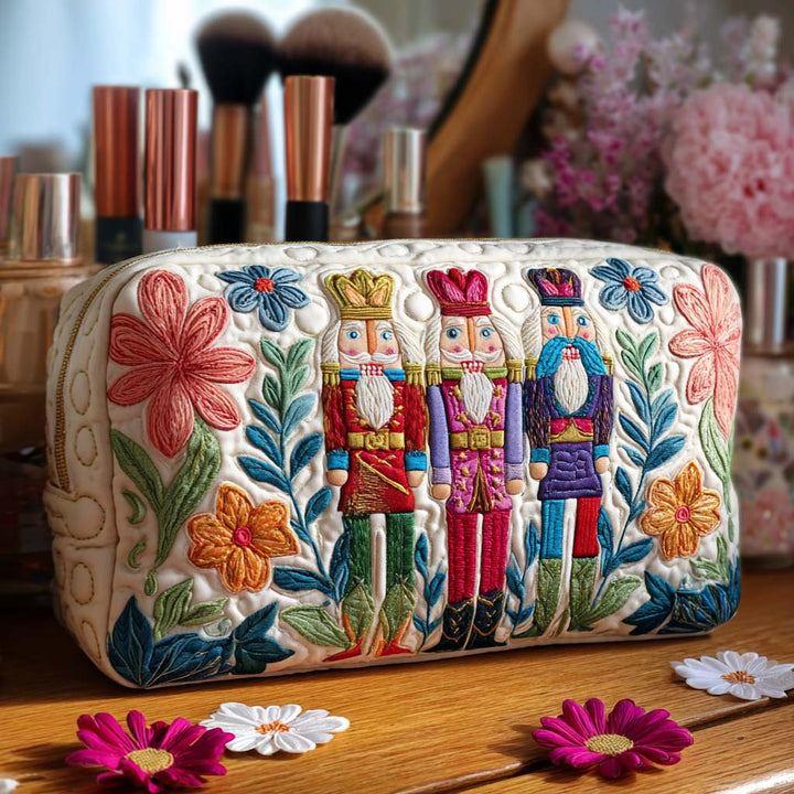 Makeuptaske Nøddeknækker i Blomster