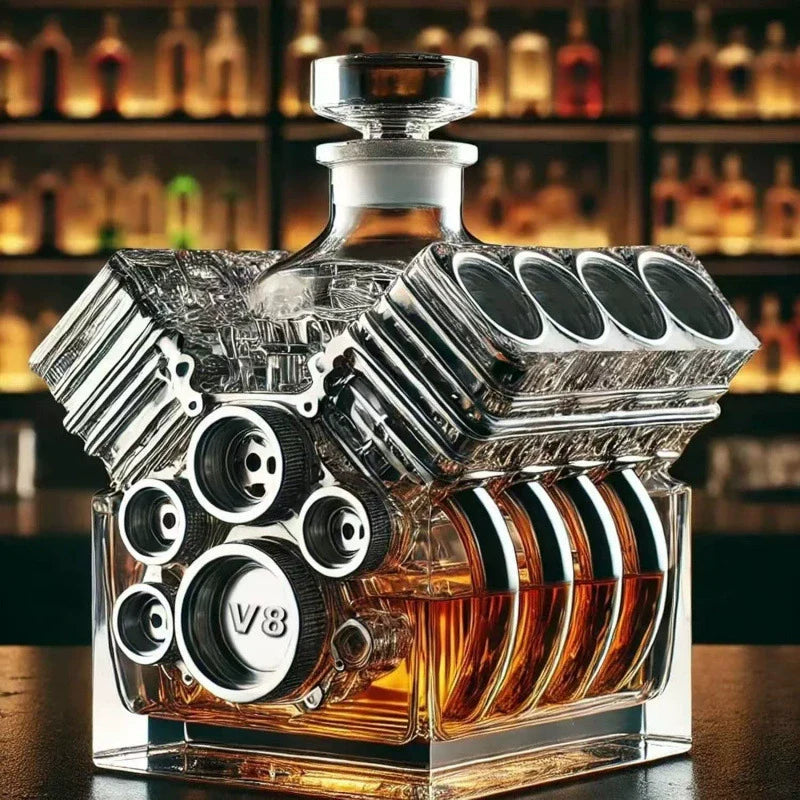 Karaffelmotor V8 – Kraft og stil til din bar