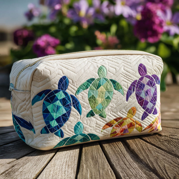 Makeuptaske "Havskildpadder"