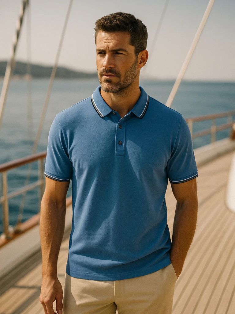 Ole™ | Klassisk Azure Polo