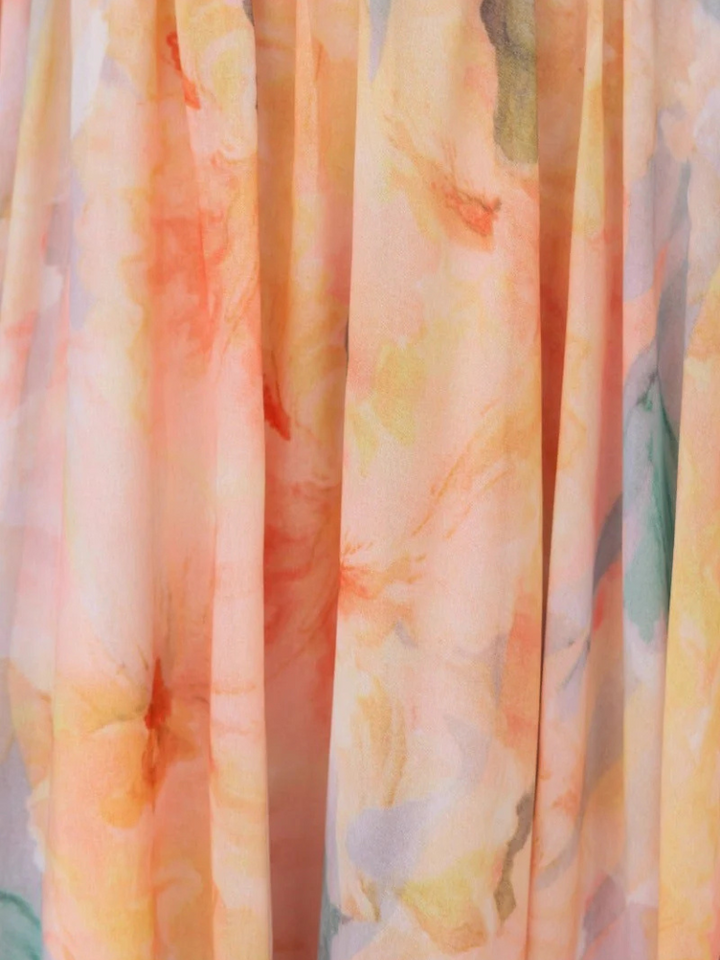 Natalya | Sommerkjole med akvarel-charme og en feminin silhuet