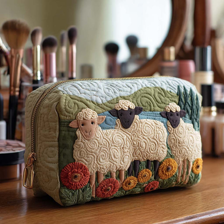 Makeuptaske "Får i Skoven"