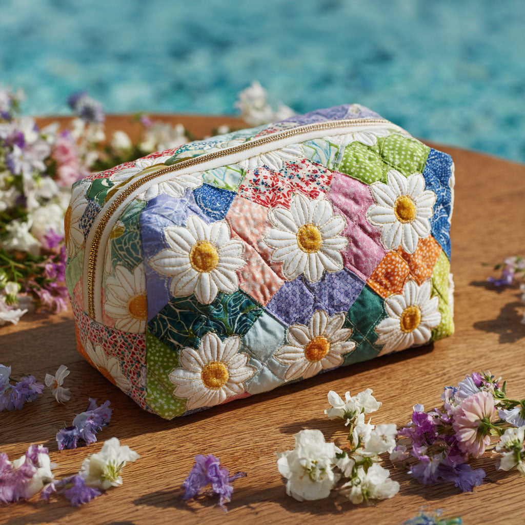 Makeuptaske "Blomsterhave"