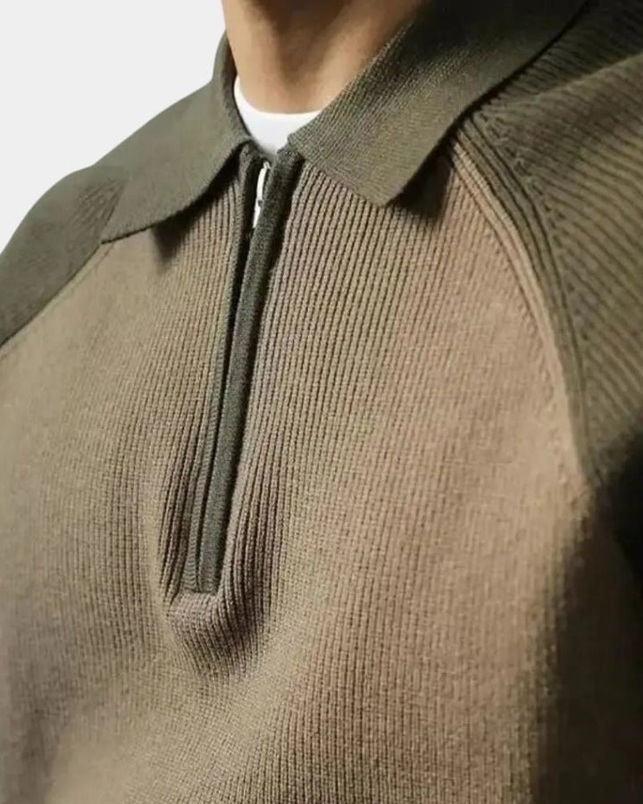 Peter™ | Ziptrøje med Raglanærmer