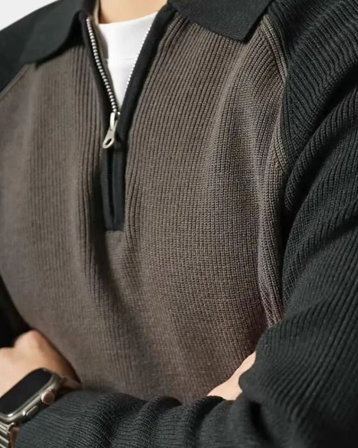 Peter™ | Ziptrøje med Raglanærmer