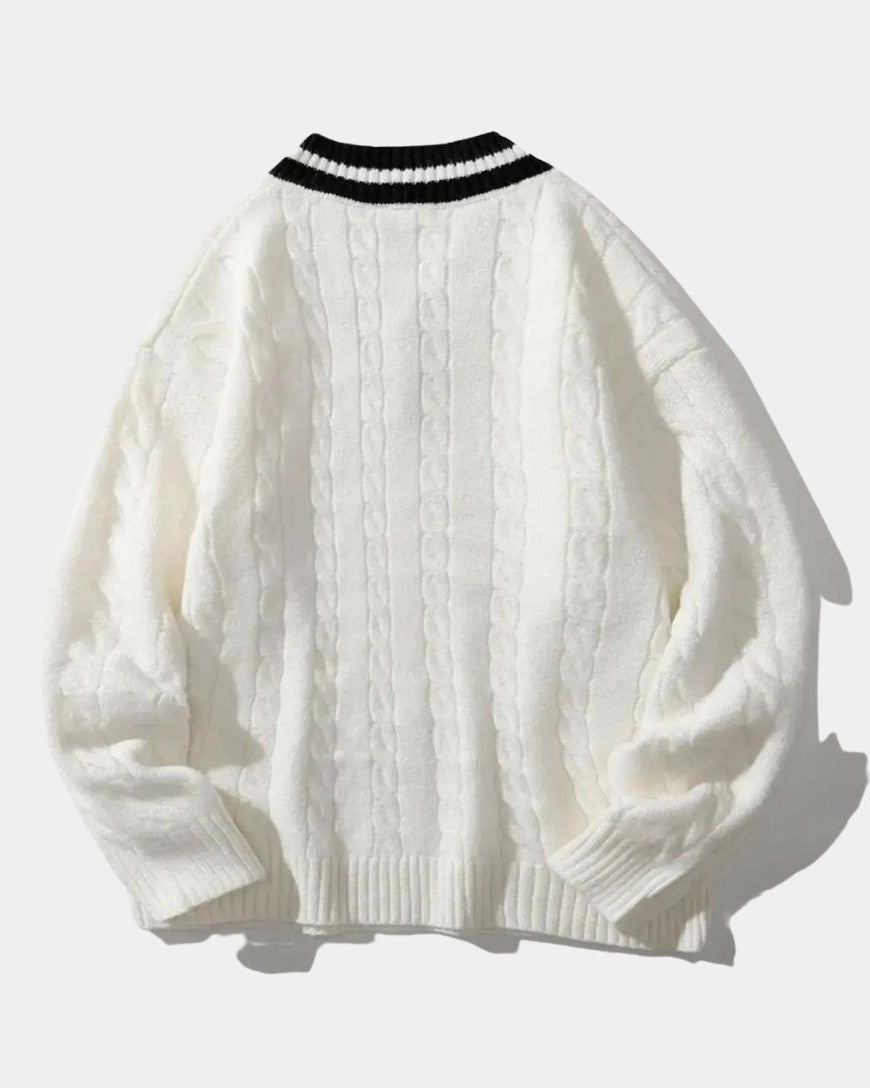 Poul™ | V-udskæring Strik