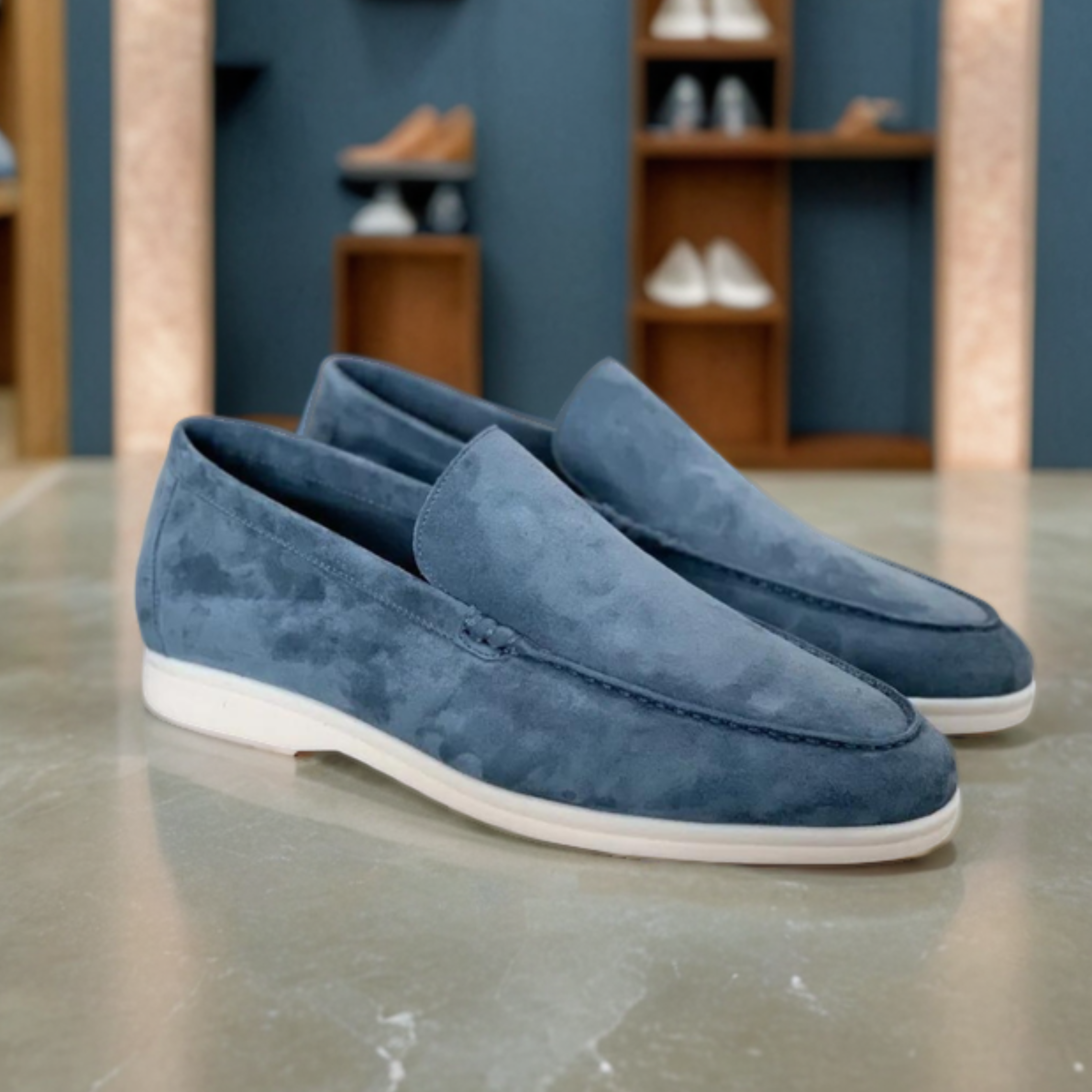 Premium ruskindsloafers
