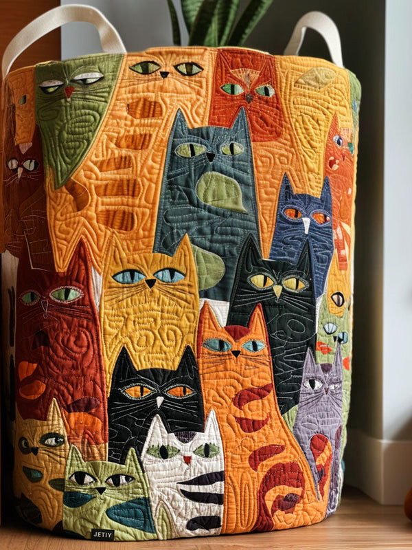 Purrfect Posse Vasketøjskurv