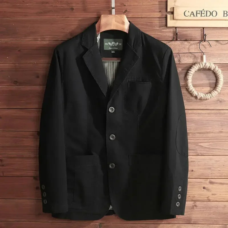 Italiensk bomuldsblazer 