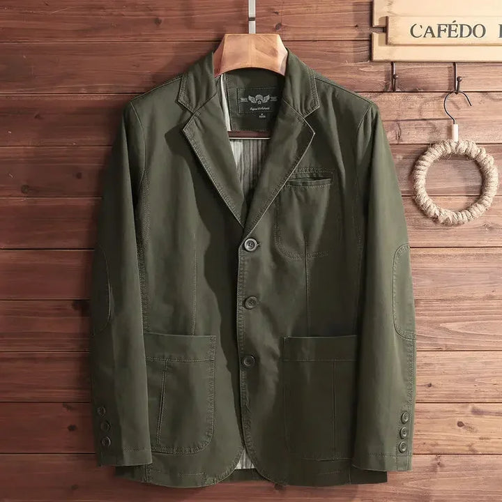 Italiensk bomuldsblazer 
