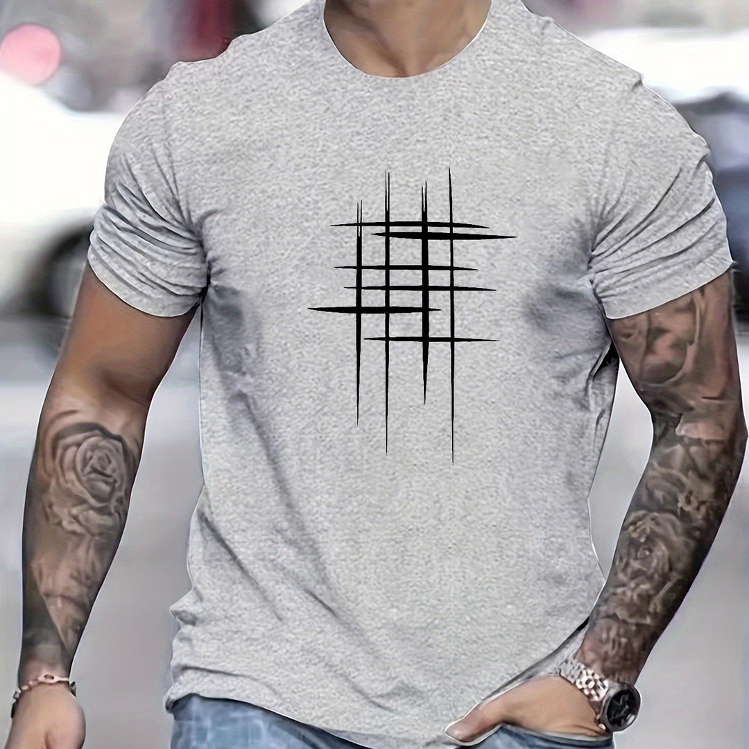 Savrani™ | Elegant kortærmet T-shirt med grafisk print