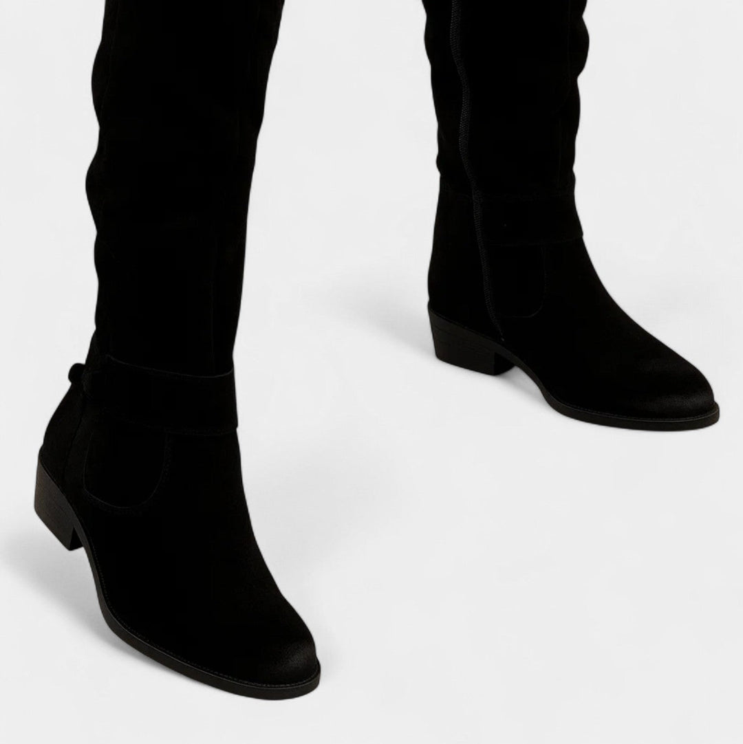 BelleVie – Elegante ruskindsstøvler