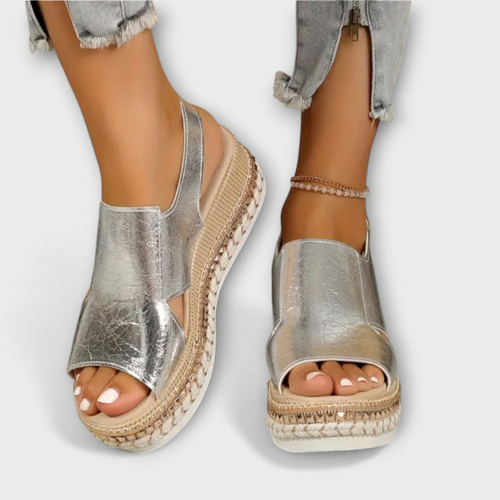 Solena | Ortopædiske sommersandaler på platform