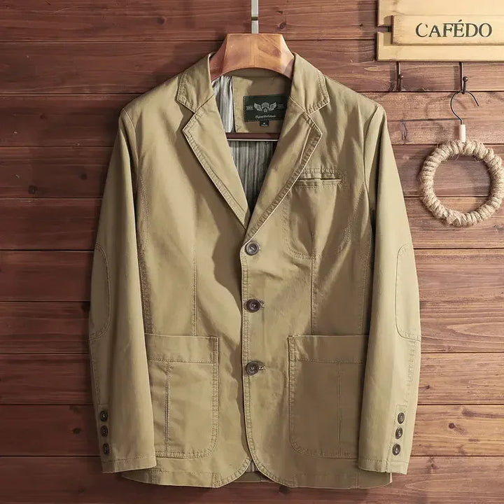Italiensk bomuldsblazer 