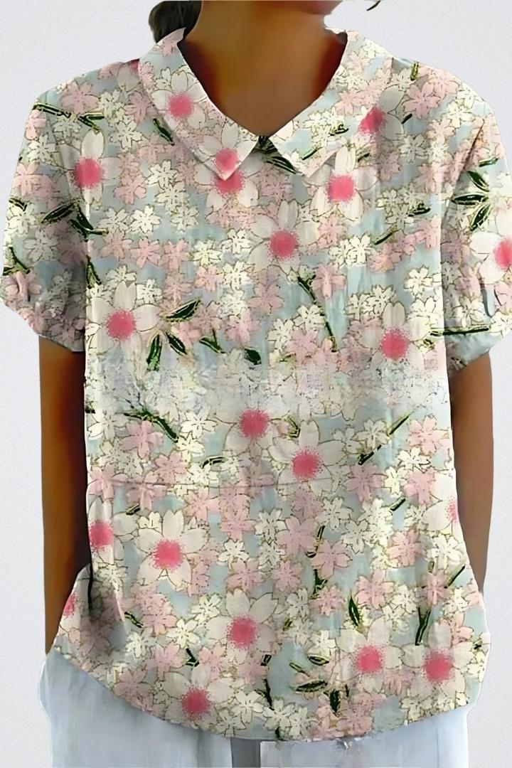 Selma | Blomsterbluse
