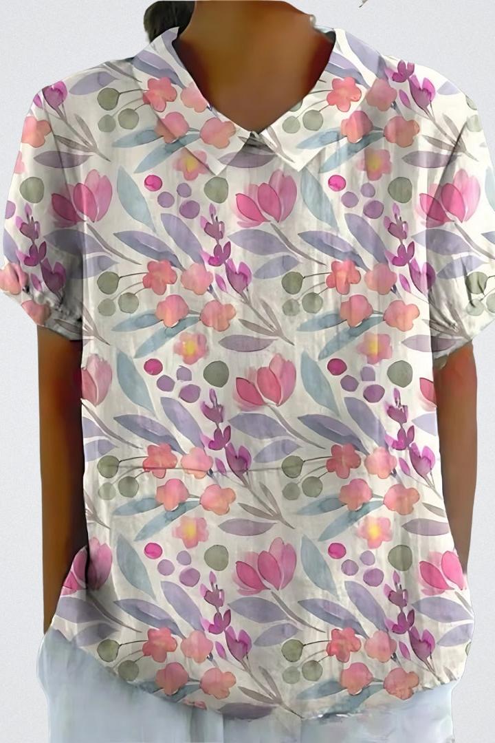 Selma | Blomsterbluse