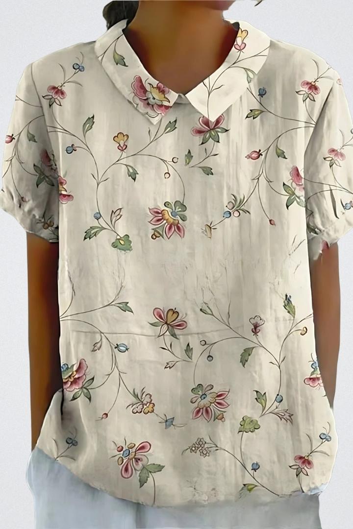 Selma | Blomsterbluse