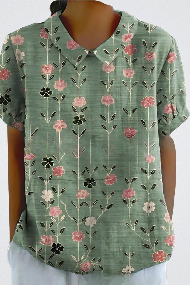 Selma | Blomsterbluse