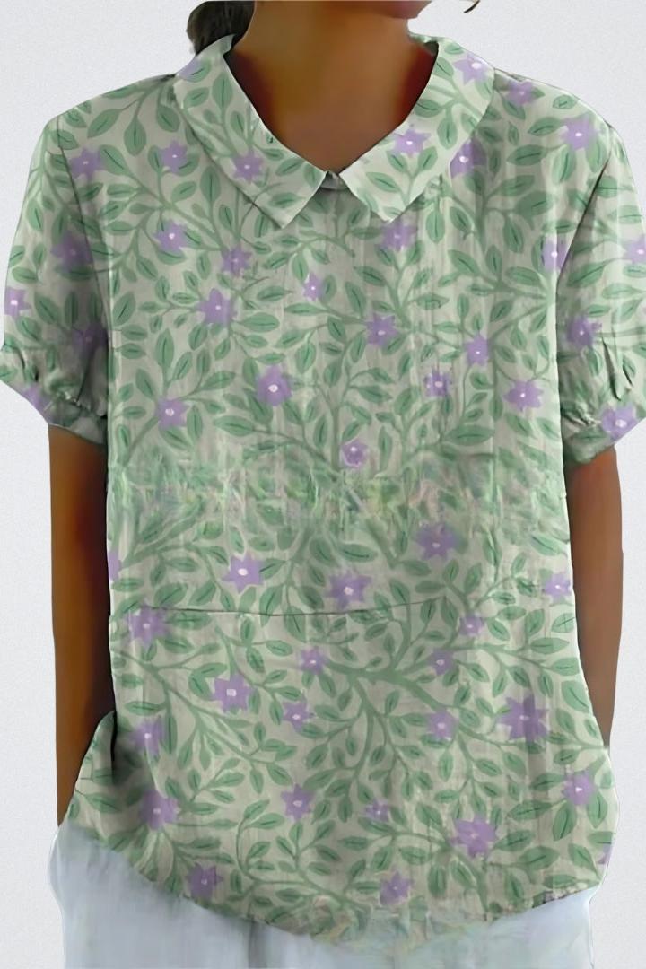 Selma | Blomsterbluse