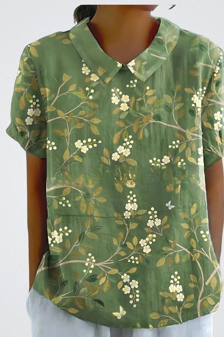 Selma | Blomsterbluse