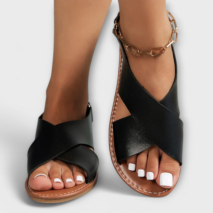 Verona | Retro komfortable plateausandaler 