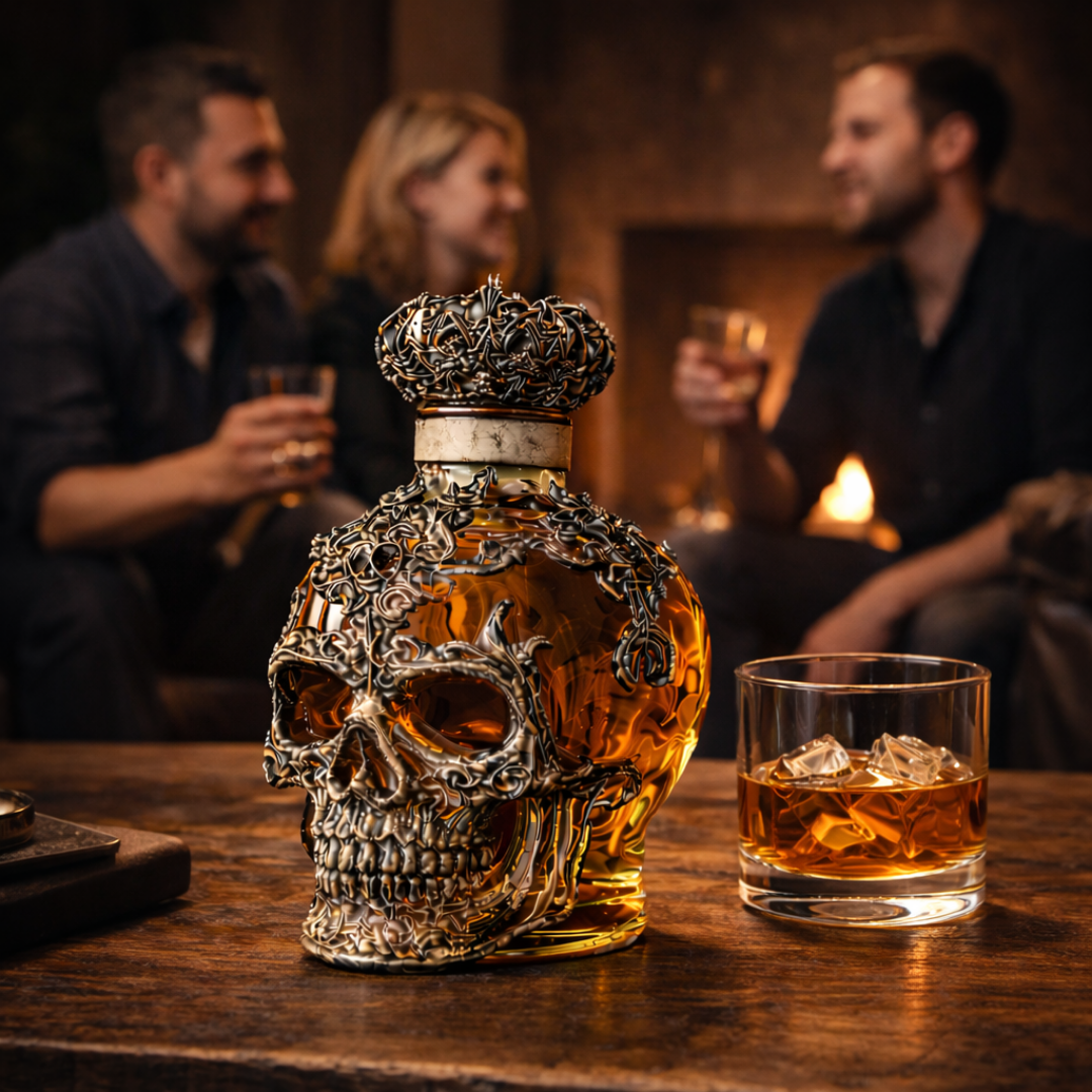 Whiskykarafel - Dødningehovedudgave