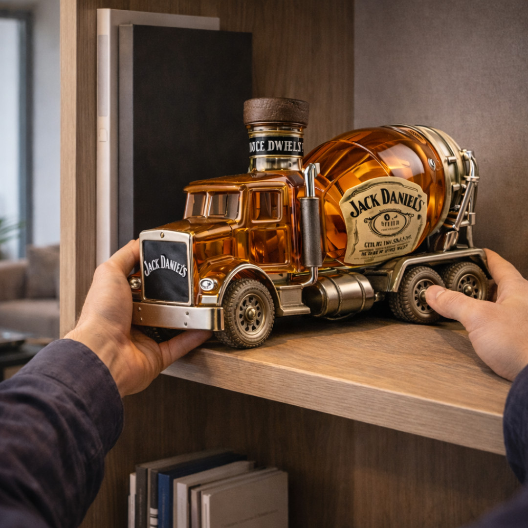 Jack Daniel's Whiskykarafel - Lastbiludgave