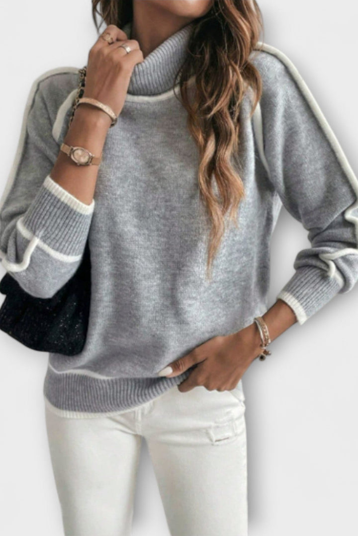 Sofia | Højhalset sweater