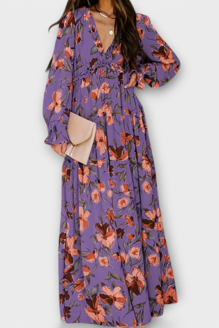 Sofia | Maxikjole med blomster