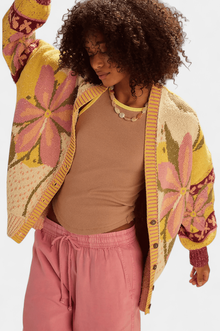 Stine | Blomstercardigan