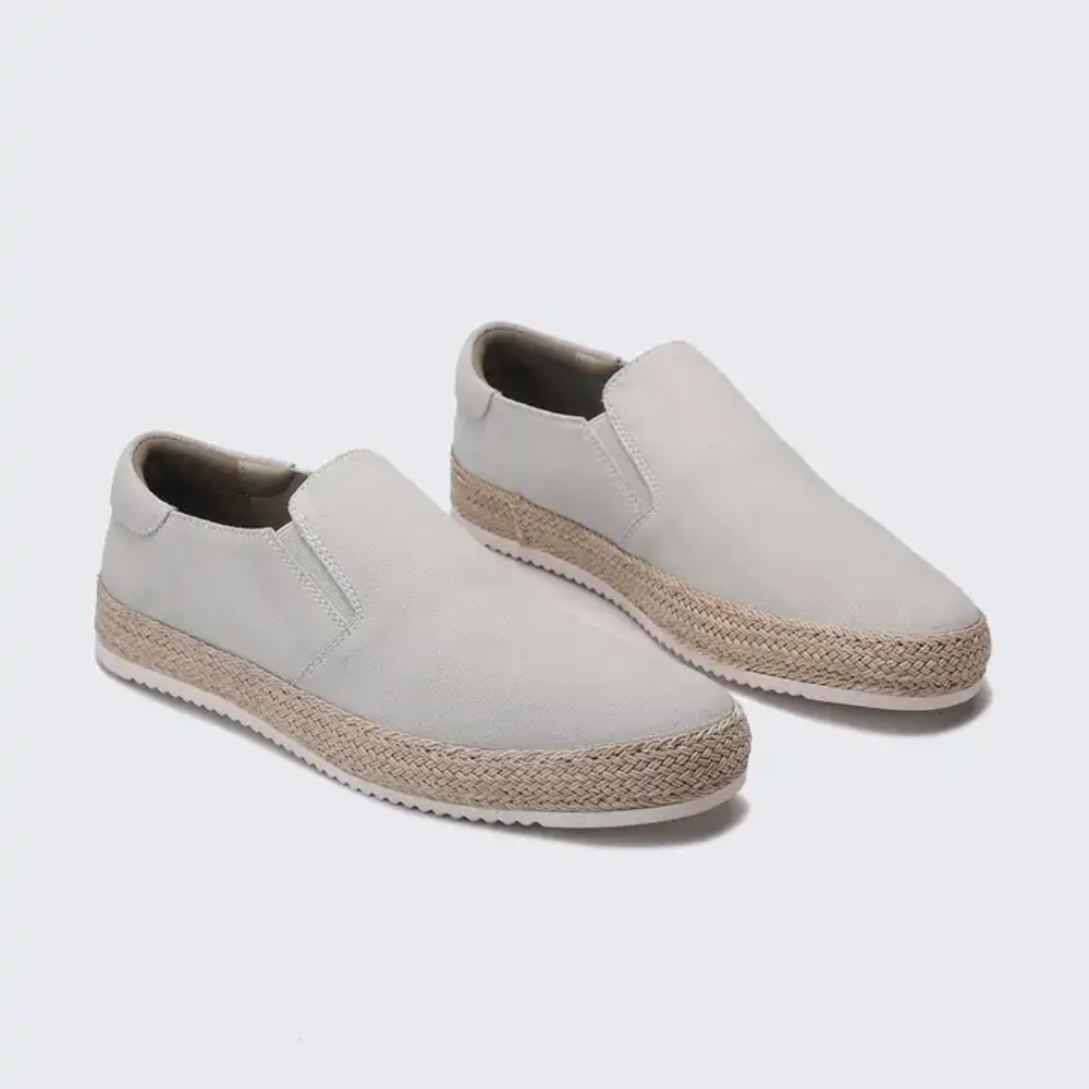 Sommerloafers i ruskind 