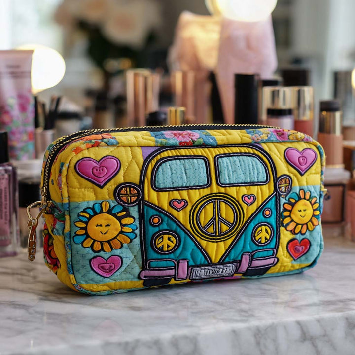 Makeuptaske Sommerrejse med Hjerter