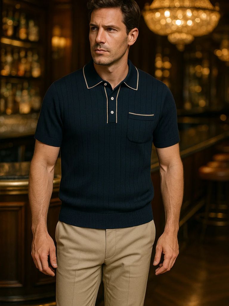 Tobias™ | Gammel Penge Strikpolo