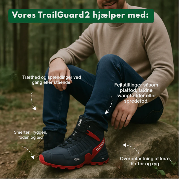 TrailGuard™ 2.0 | Ortopædisk, vandtæt outdoorstøvle